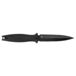 Kershaw Knives Kershaw Secret Agent Fixed Boot Knife 4-2/5" Spear Point Black with Sheath - alternate view 2
