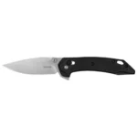 Kershaw Knives Kershaw Bonneville Folding Knife 3-1/5" Modified Clip Point Blade Black - alternate view 2