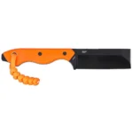 Columbia River Knife & Tool CRKT Razel Fixed Knife 3" Chisel Blade Orange - alternate view 2