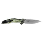 Kershaw Knives Kershaw Shoreline Bass Folding Knife 3" Drop Point Blade Green Bass - alternate view 2