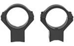 Talley Mounting Systems Talley Lightweight Alloy Scope Mounts - Black Anodized - 30mm - High Remington 700-721-722-725-40X