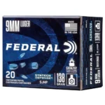Federal Cartridge Co. Federal Syntech Defense Handgun Ammunition 9mm Luger 138 gr SJHP 1050 fps 20/ct - alternate view 2