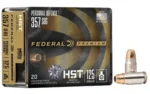 Federal Cartridge Co. Federal Personal Defense HST Handgun Ammunition .357 Sig 125 gr JHP 1360 fps 20/ct - alternate view 2
