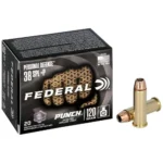 Federal Cartridge Co. Federal Personal Defense Punch Handgun Ammunition .38 Spl(+P) 120 gr JHP 1000 fps 20/ct - alternate