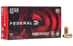 Federal Cartridge Co. American Eagle Handgun Ammunition .40 S&W 165 gr. FMJ 1130 fps 50/ct - alternate view 2