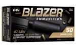 CCI Ammunition CCI BLAZER BRASS 40S&W SUP 180GR TMJ - alternate view 2