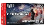 Federal Cartridge Co. Federal 250th Anniversary USA Handgun Ammunition .45 Auto 230gr FMJ 890 fps 50/ct - alternate view 2