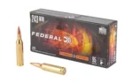 Federal Cartridge Co. Federal Fusion Tipped Rifle Ammunition .243 Win 95gr PT 3050 fps 20/ct - alternate view 2