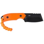 Columbia River Knife & Tool CRKT Razel Compact Fixed Knife 2-3/10 Chisel Blade Orange - alternate view 2