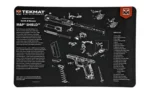 Gsm TekMat 11x17 Gun Cleaning Mat- Smith & Wesson Shield - alternate view 2