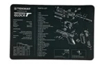 TEKMAT PISTOL MAT FOR GLOCK 17 BLK - alternate view 2