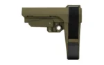 SB Tactical SBA3 5-Position Adjustable Stabilizing Brace OD Green - alternate view 2