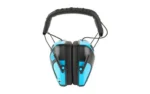 AOB Caldwell Small E-Max Pro Earmuffs - Neon Blue 23nB NRR - alternate view 2