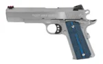 Colt Manufacturing Colt Government Competition Handgun .45 Auto 7rd Magazine 5" Barrel Stainless Finish Fiber Sight