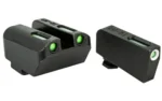 Truglo TFX Tritium/Fiber-Optic Day/Night Sight Set (Suppressor Height) fits Glock 20 21 25 28 29 30 31 32 37 40 and 41
