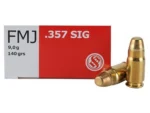 Sellier & Bellot S&B 357SIG 140GR FMJ 50/1000 - alternate view 2