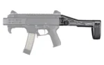 SB Tactical EVO2 Pistol Side Folding Brace Black SB LOGO - alternate view 2