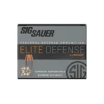 Sig Sauer Sig Elite V-Crown Handgun Ammunition 9mm Luger 115 gr JHP 1185 fps 20/ct - alternate view 2