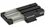 Meprolight Sights Meprolight Fiber-Tritium Bullseye Green Rear Sight for S&W M&P Shield Shield Plus and 2.0 (excludes Shield