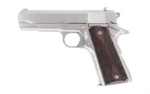 Tisas Arms Corp Tisas 1911 Tank Commander Handgun .45 ACP 8rd Magazines(2) 4.25" Barrel Nickel - alternate view 2