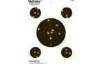 Champion VisiColor High-Visibility Paper Targets 8" Bull w/4 extra Bulls 10/Pack - alternate view 2