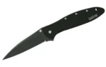 Kershaw Knives Kershaw Ken Onion Leek Folding Knife 3" Drop Point Blade Black - alternate view 2