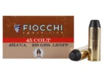 Fiocchi Ammunition Fiocchi Cowboy Action .45 LC 250 gr Lead RNFP Handgun Ammo - 50/ct - alternate view 2