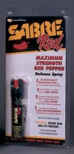 Security Equipment Corporation SABRE Pocket Pepper Spray with Clip .75 oz - alternate view 2