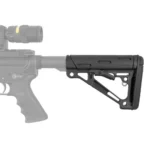 Hogue Inc. Hogue AR-15/M-16 Over-Molded Collapsible Buttstock Black - Fits Commercial Buffer Tube - alternate view 2