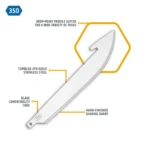 Outdoor Edge 3-1/2" Drop-Point Blade Pack 6/ct - alternate view 2