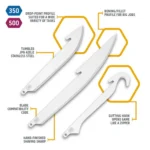 Outdoor Edge 5.0'' Blade Pack 6/ct - alternate view 2