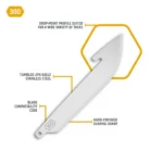 Outdoor Edge 3.0" Drop-Point Blade Pack 6/ct - alternate view 2