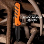 Outdoor Edge Razor HTX Replaceable Blade Fixed Knife 3-1/2" Blades Orange - alternate view 2