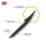 Outdoor Edge 5.0" Boning/Fillet Blade Pack Black 6/ct - alternate view 2