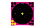 Birchwood Casey Shoot-N-C Pink Reactive Targets 8" 6/ct - alternate view 2