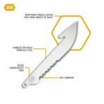 Outdoor Edge OD EDGE DROP-PT 3.0" SRTD BLADE 6PK - alternate view 2