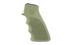 Hogue Inc. Hogue AR-15/M-16 OverMolded Rubber Grips with Finger Grooves Olive - alternate view 2