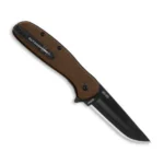 Outdoor Edge Razor VX2 Replaceable Blade Folding Knife 3" Drop Point Blade Brown - alternate view 2