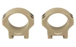 Warne Manufacturing Company Warne HyperLite 34mm Low Dark Earth Scope Rings - alternate view 2