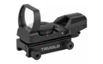 Truglo Dual Color Open Red Dot Sight 24x34mm Multi Reticle Illuminated Black - alternate view 2