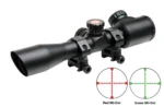 Truglo Tru-Brite Extreme Tactical Compact Rifle Scope with Rings - 4x32mm Dual Color Illum. Mil-Dot 4" Matte - alternate view