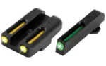 Truglo Brite Site TFO for Glock Slimline Models 42/43/43x/48 Set Sights Green Front / Yellow Rear - alternate view 2