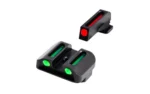 Truglo Fiber-Optic Fixed Sights Fit Kimber 1911 models Front Red/Rear Green - alternate view 2