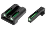 Truglo TFO Tritium/Fiber-Optic Day/Night Sights Fit Sig #8 Front/#8 Rear - Front Green/Rear Green - alternate view 2