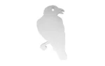 Birchwood Casey AR500 3/8" Steel 1 Hole Animal Silhouette Target - Crow 1/ct - alternate view 2