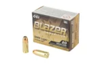 CCI Blazer Brass Handgun Ammunition 9mm Luger 115gr JHP 1145 fps 20/ct - alternate view 2