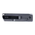 Columbia River Knife & Tool CRKT MinimalX Folding Knife 2-1/5" Cleaver Blade Grey - alternate view 2