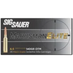 Sig Sauer Elite Match Rifle Ammunition 6.5mm Creedmoor 140 gr OTM 20/ct - alternate view 2