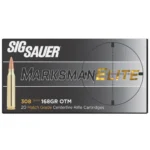 Sig Sauer Elite Match Rifle Ammunition .308 Win 168gr OTM 2700 fps 20/ct - alternate view 2