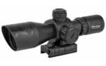 Sellmark Corporation Firefield Barrage Rifle Scope - 2.5-10x40mm Red Laser Mil Dot Reticle Black Matte - alternate view 2